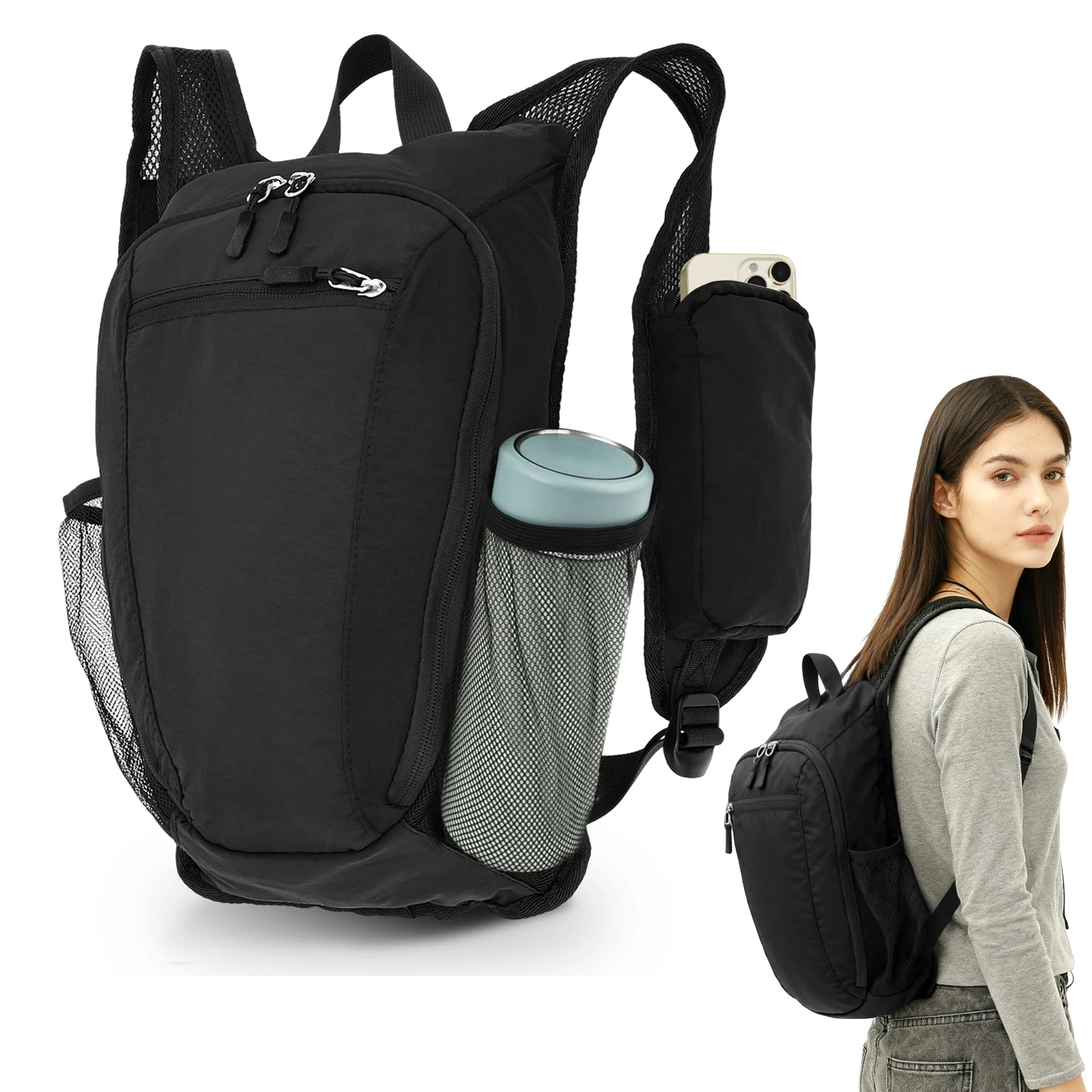 Foldable Backpack Small - Zaino da trekking piccolo da 10