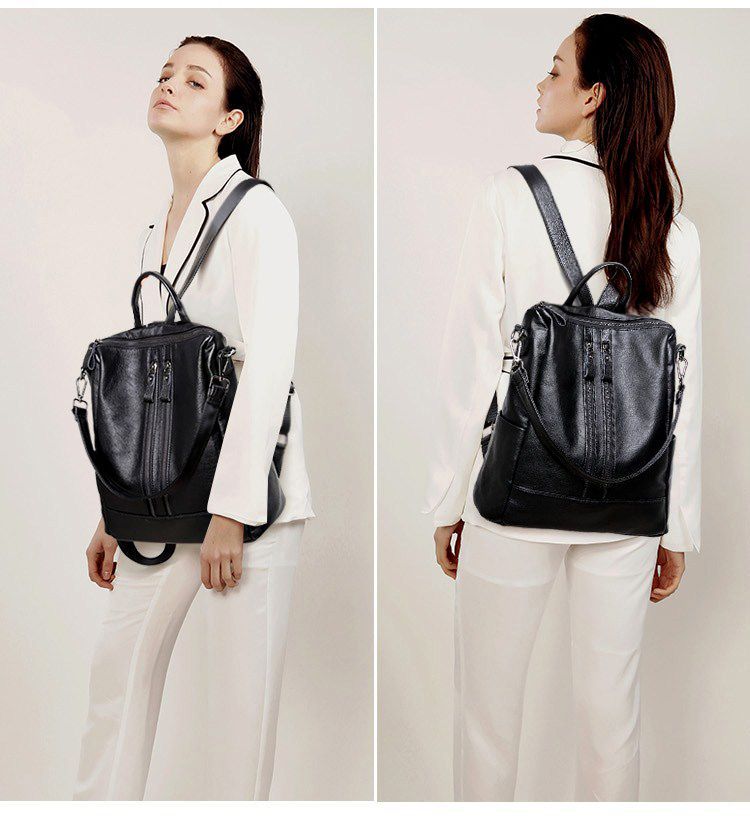 Zaino da donna in morbida pell - Leather Backpack Vintage recensione e prezzo