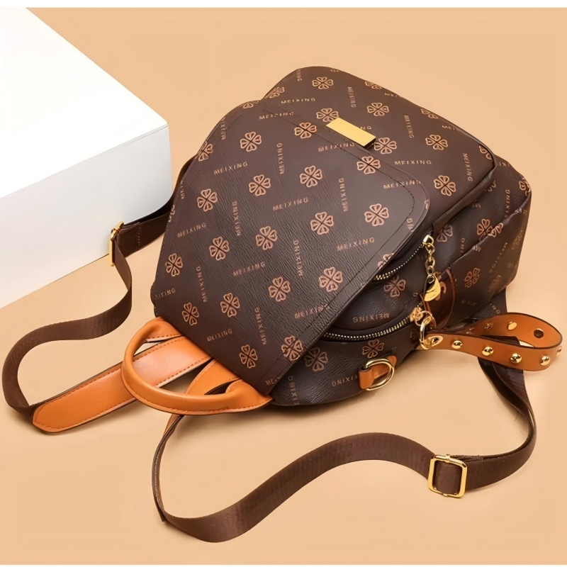 Zaino Retrò Stampato da Donna  - Leather Backpack Vintage recensione e prezzo